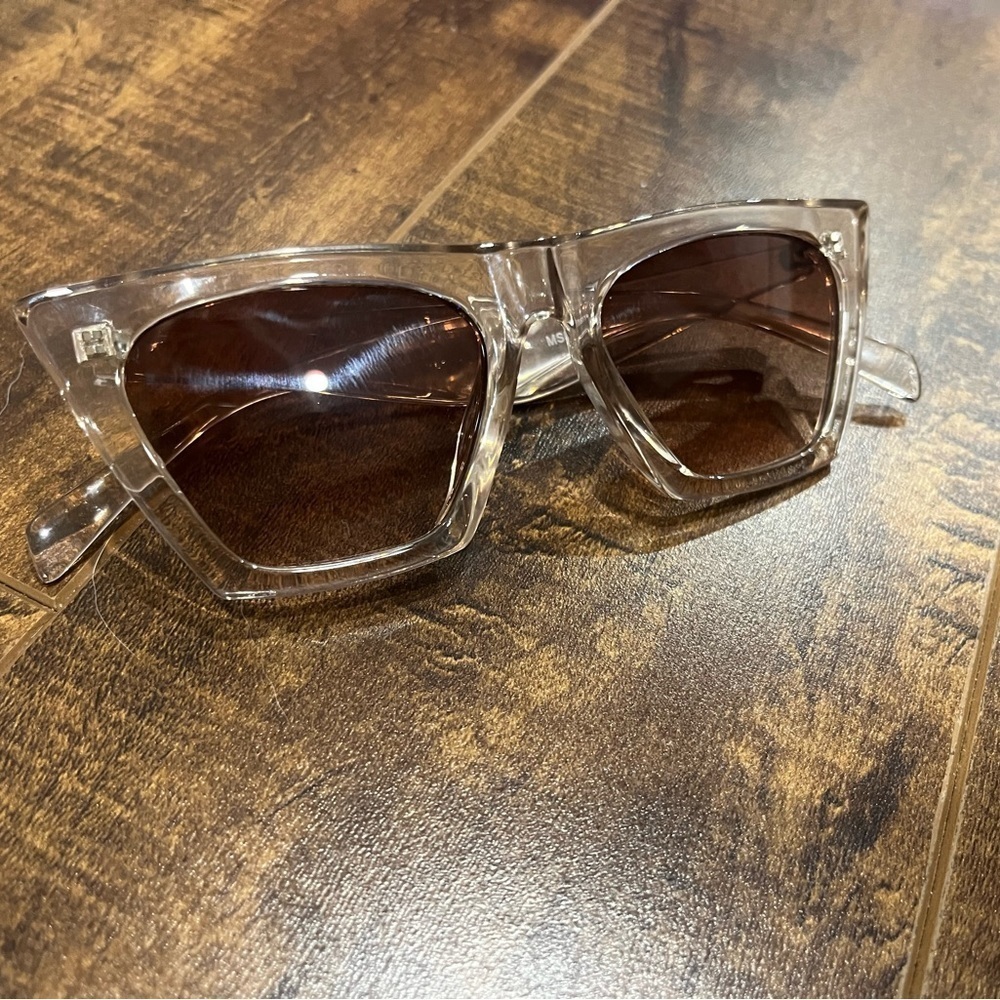 Clear sunglasses